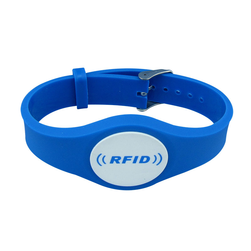 125KHZ ID Slap RFID Gomazko Pvc Eskumuturrekoa